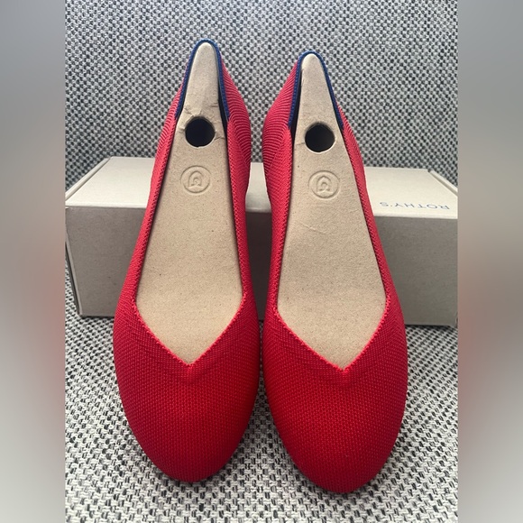 Rothy's Shoes - Rothy's The Flat Bright Red 8